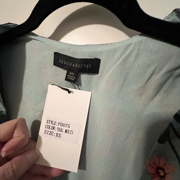 NWT Dance & Marvel Sensational Floral Tiered Mini Dress - Picture 10 of 13